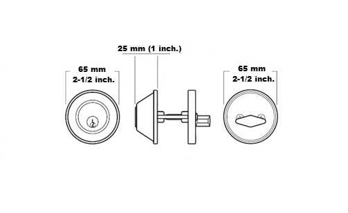 Classic Round Deadbolt IMG