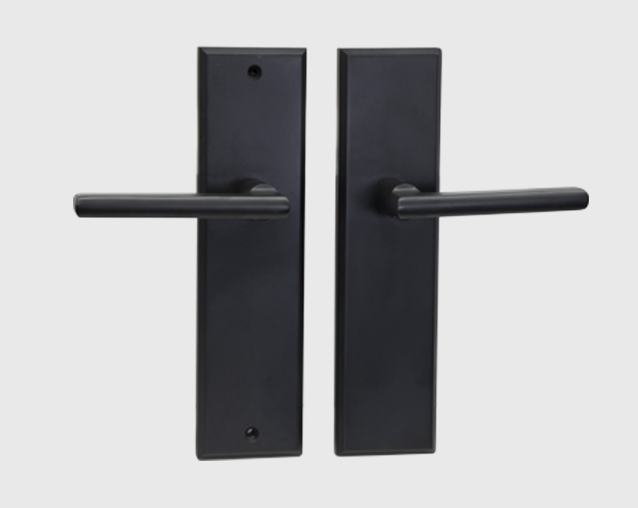black interior doors hardware
