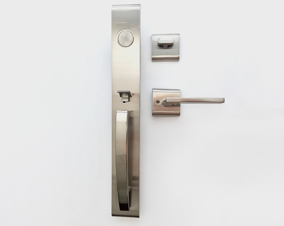 Orion Long Plate Single Cylinder Entry Door Handleset – Toronto