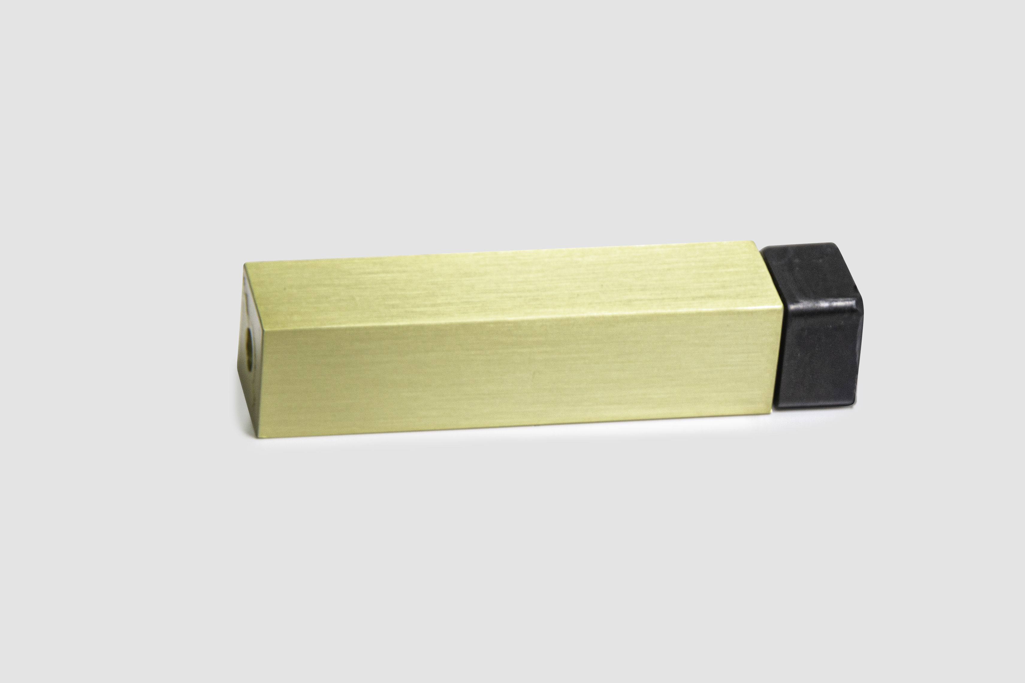 Modern Square Door Stop Baseboard / Wall Mounted in various finishes Toronto Door Hardware